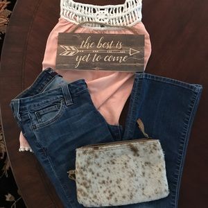 Lucky brand jeans, size 2/26, Lola boot